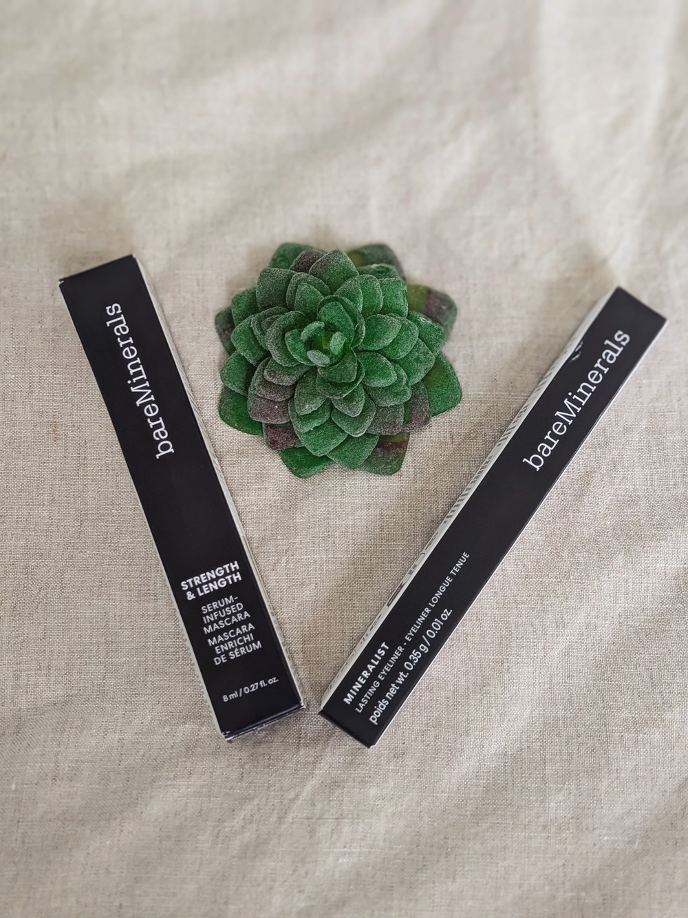 bareMinerals Mineralist Eyeliner Onyx Black + Mascara Extreme Black Duo NWT